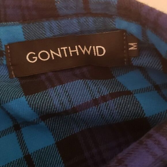 Gonthwid long sleeve Flannel size Medium Pre-owned - Picture 7 of 7
